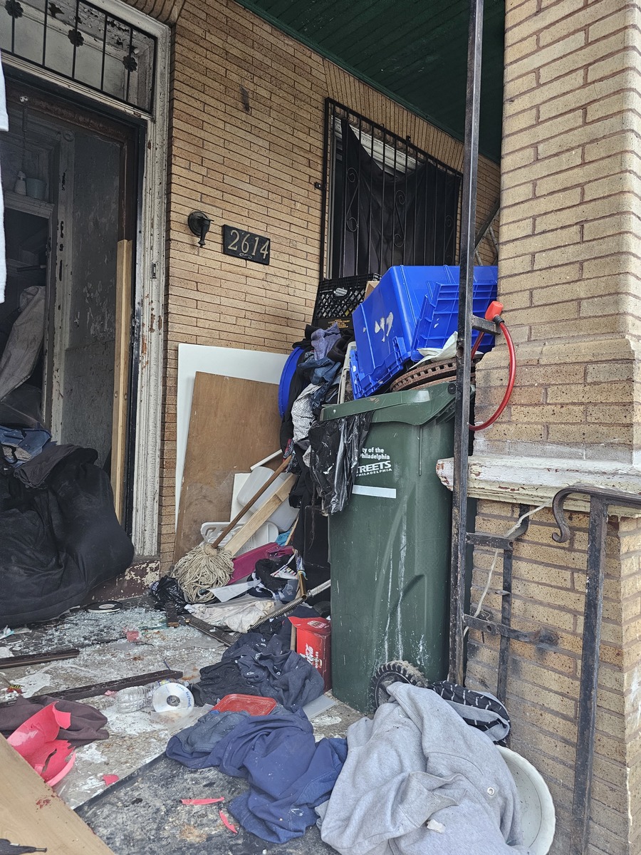 Photographic documentation of the work as submitted to the city's 311 record.