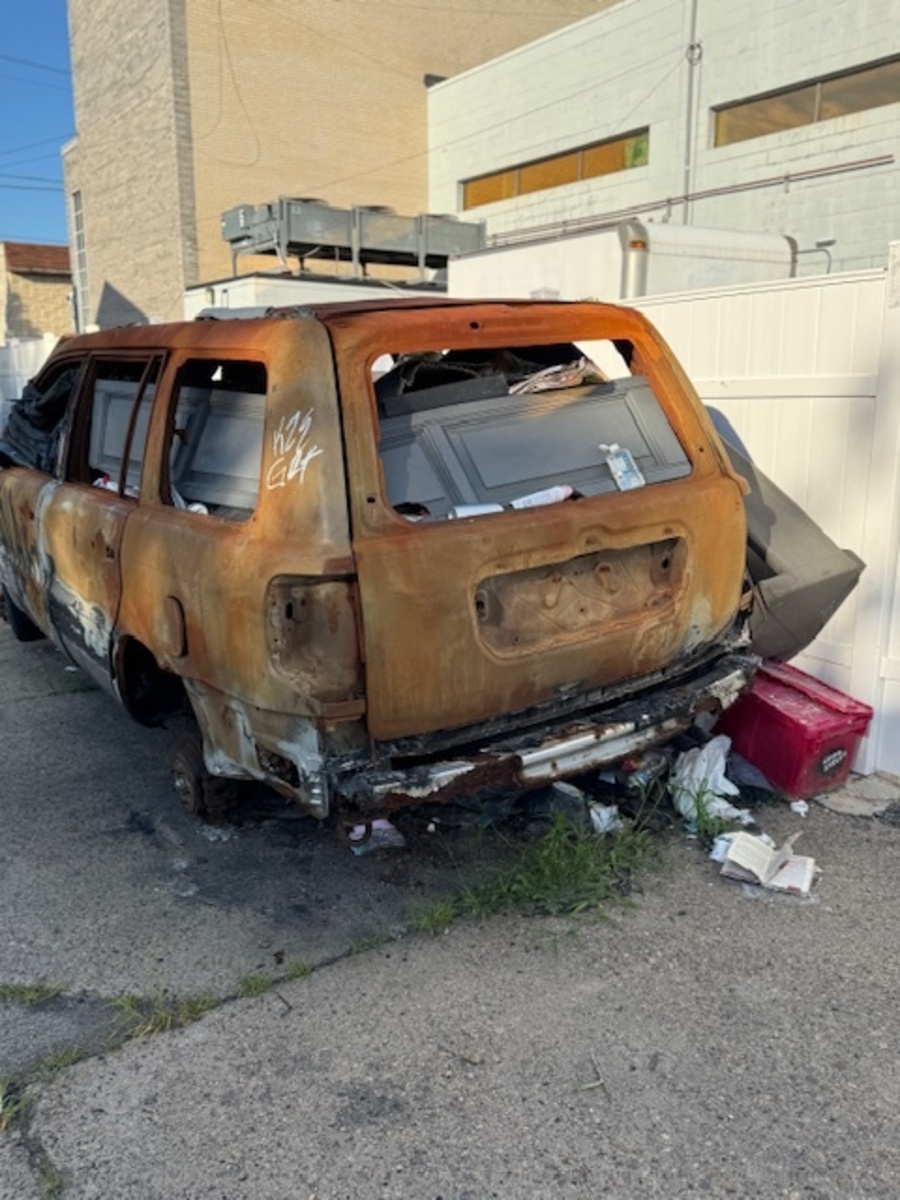 Photographic documentation of the work as submitted to the city's 311 record.