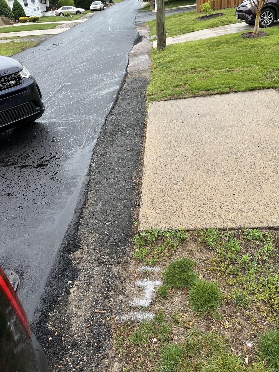 Photographic documentation of the work as submitted to the city's 311 record.