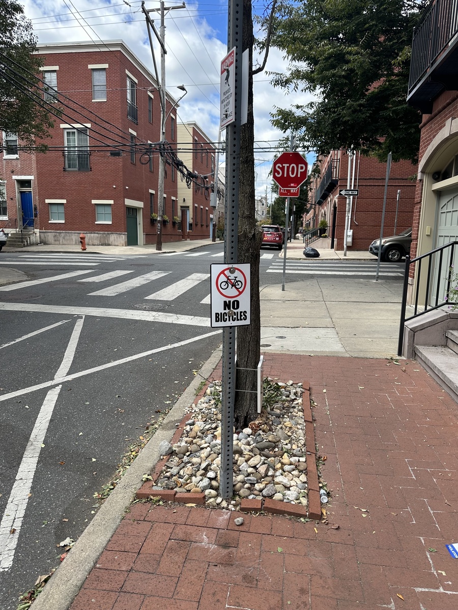 Photographic documentation of the work as submitted to the city's 311 record.
