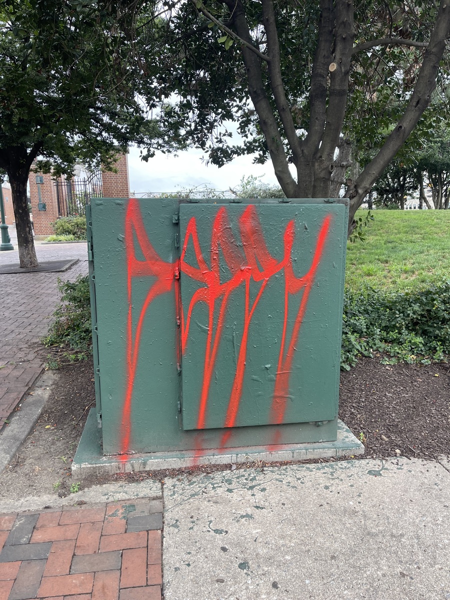 Photographic documentation of the work as submitted to the city's 311 record.