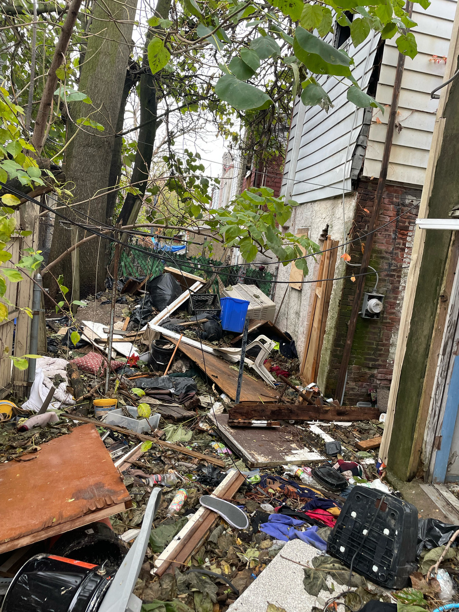 Photographic documentation of the work as submitted to the city's 311 record.