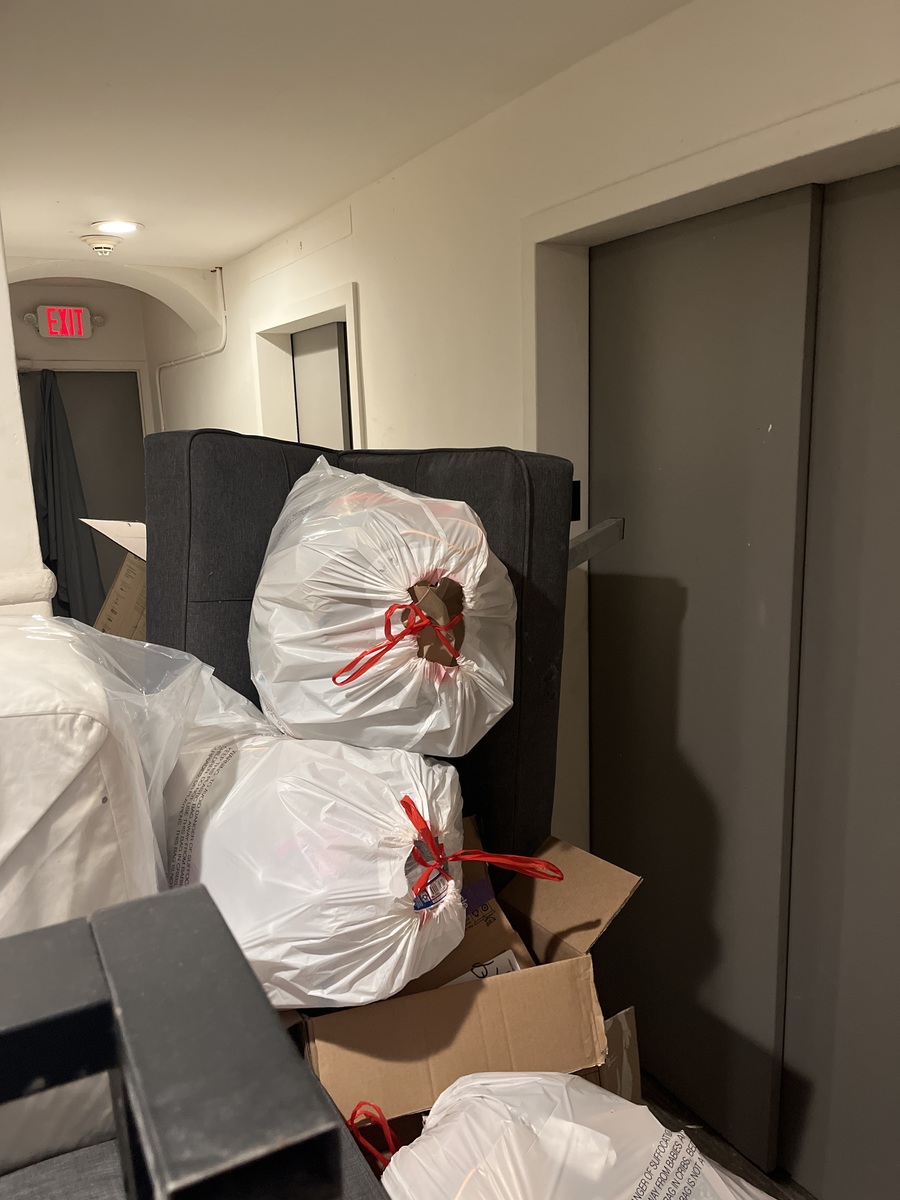 Photographic documentation of the work as submitted to the city's 311 record.