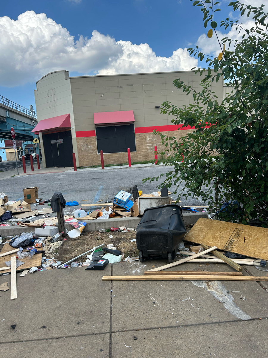 Photographic documentation of the work as submitted to the city's 311 record.