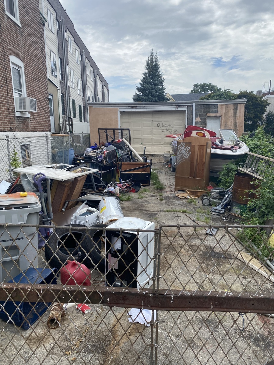 Photographic documentation of the work as submitted to the city's 311 record.