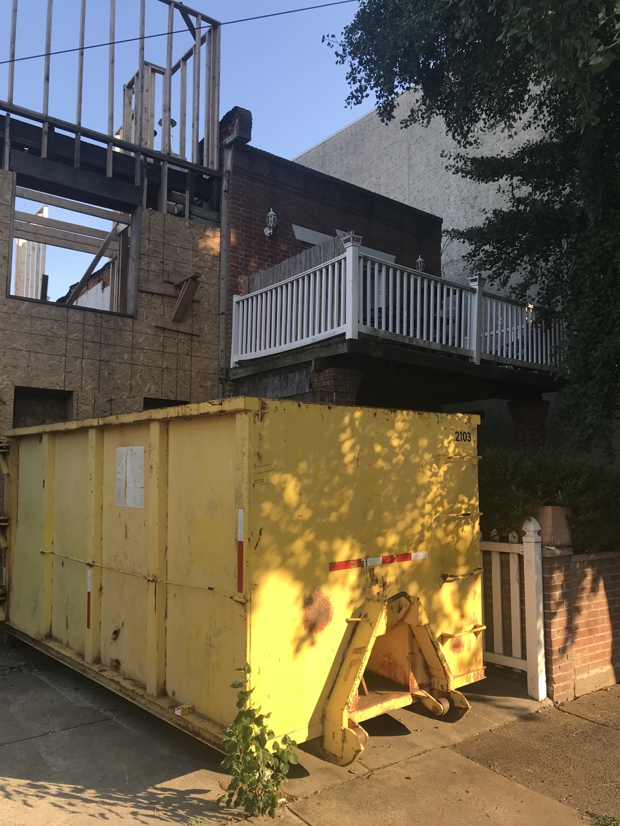 Photographic documentation of the work as submitted to the city's 311 record.