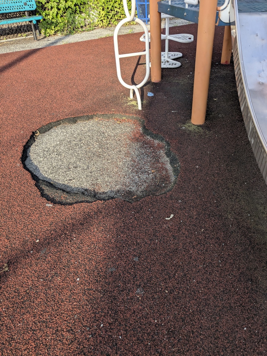Photographic documentation of the work as submitted to the city's 311 record.