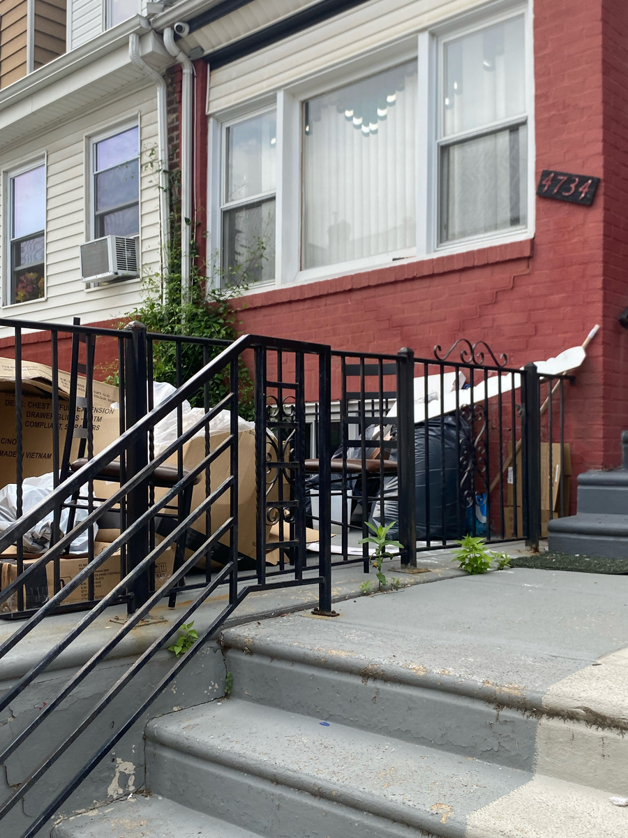 Photographic documentation of the work as submitted to the city's 311 record.