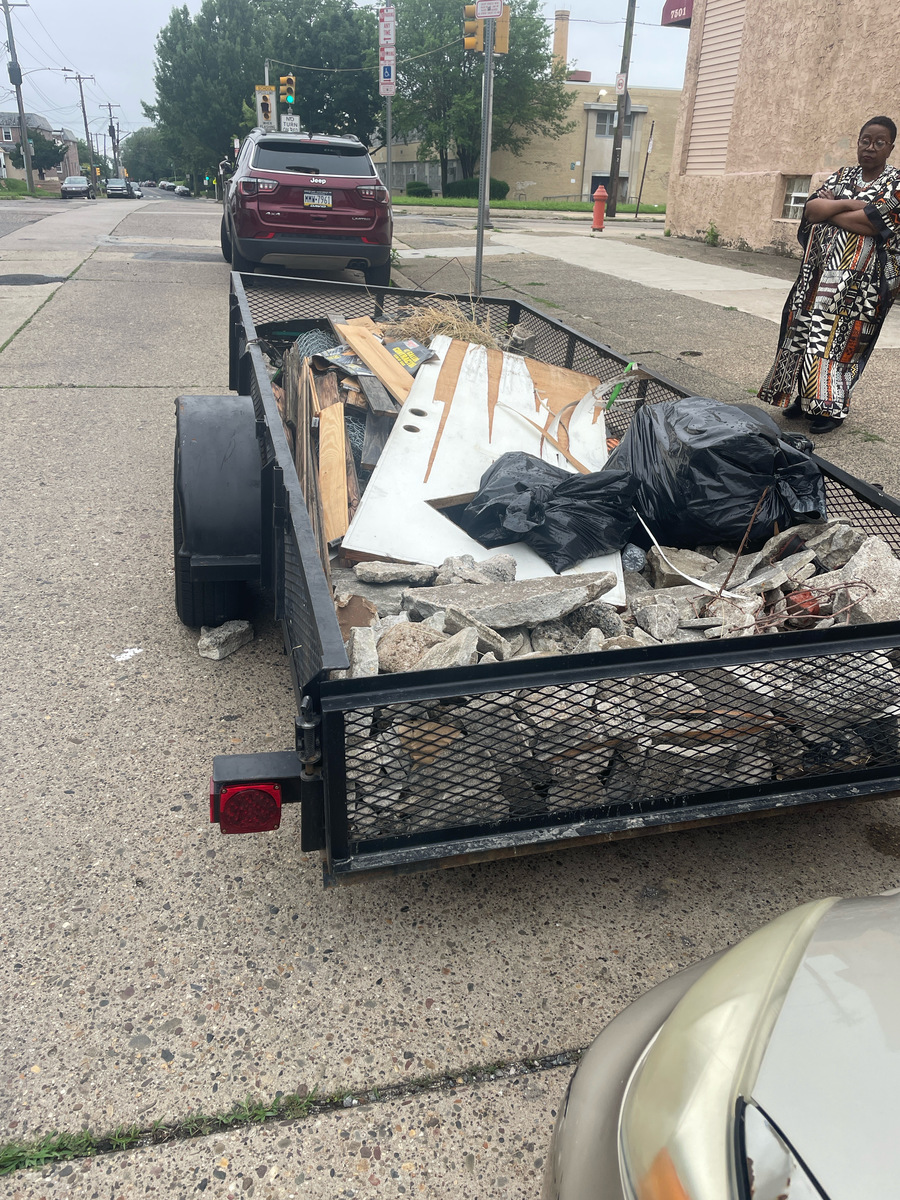 Photographic documentation of the work as submitted to the city's 311 record.