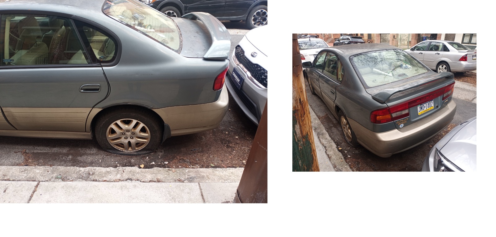 Photographic documentation of the work as submitted to the city's 311 record.