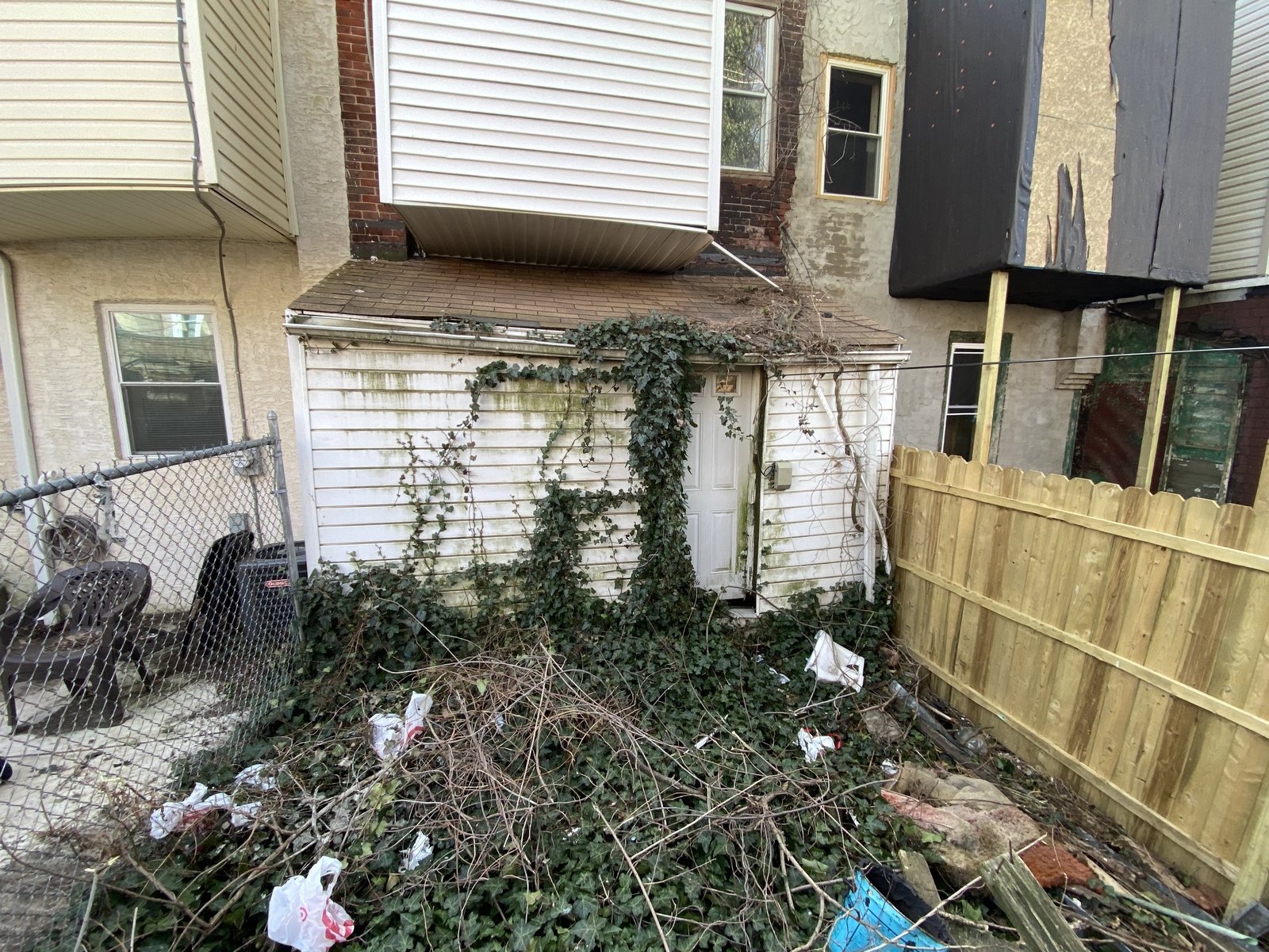 Photographic documentation of the work as submitted to the city's 311 record.