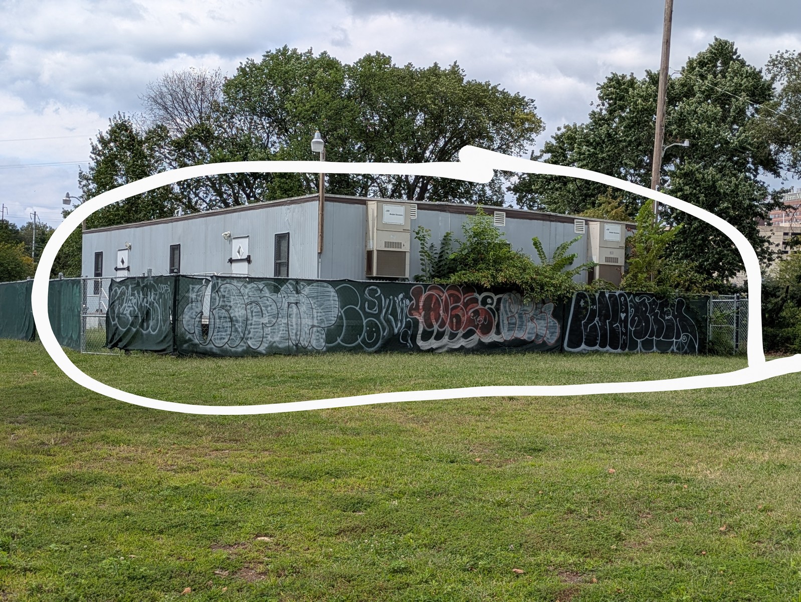 Photographic documentation of the work as submitted to the city's 311 record.