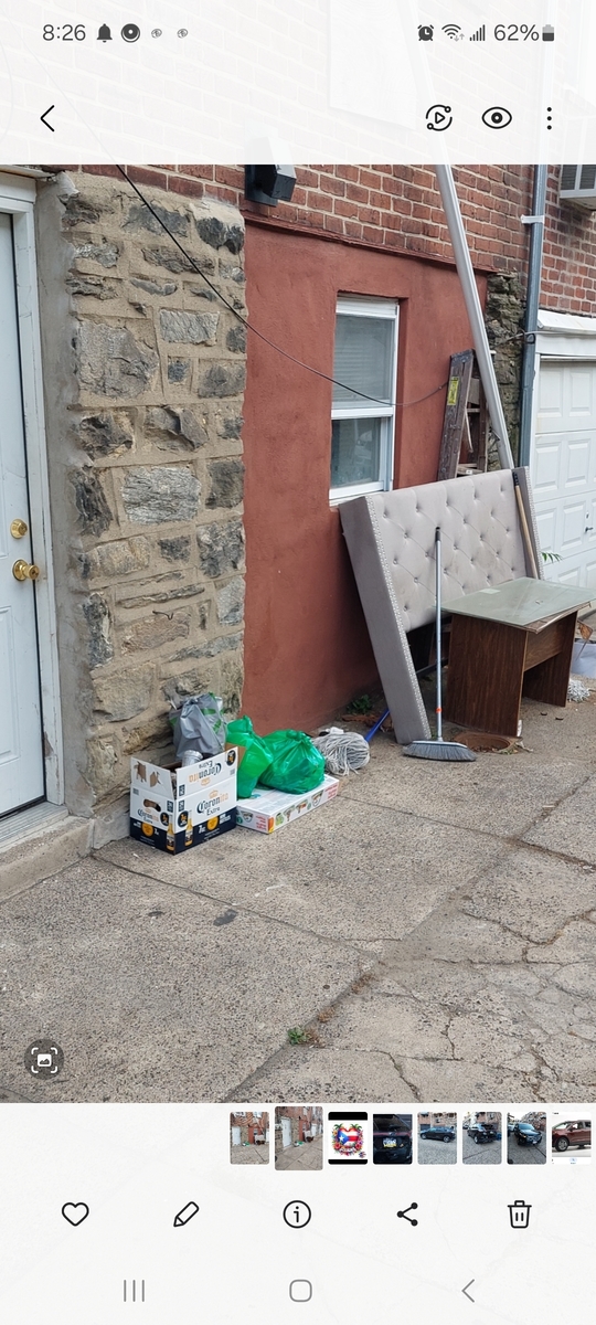 Photographic documentation of the work as submitted to the city's 311 record.