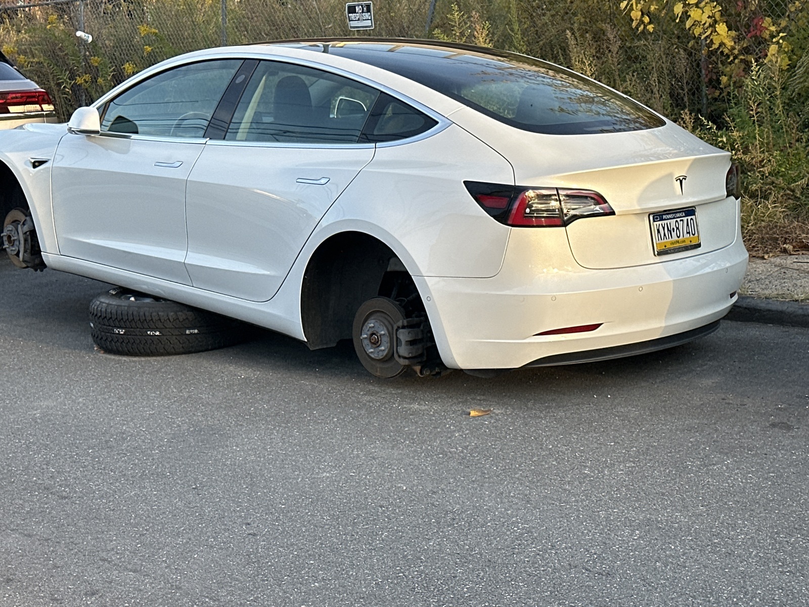 Photographic documentation of the work as submitted to the city's 311 record.