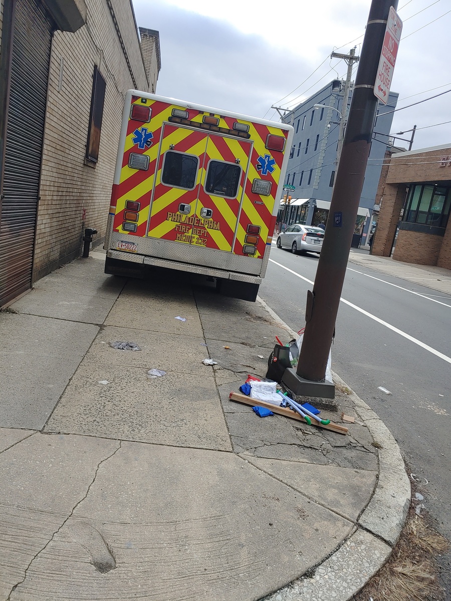 Photographic documentation of the work as submitted to the city's 311 record.