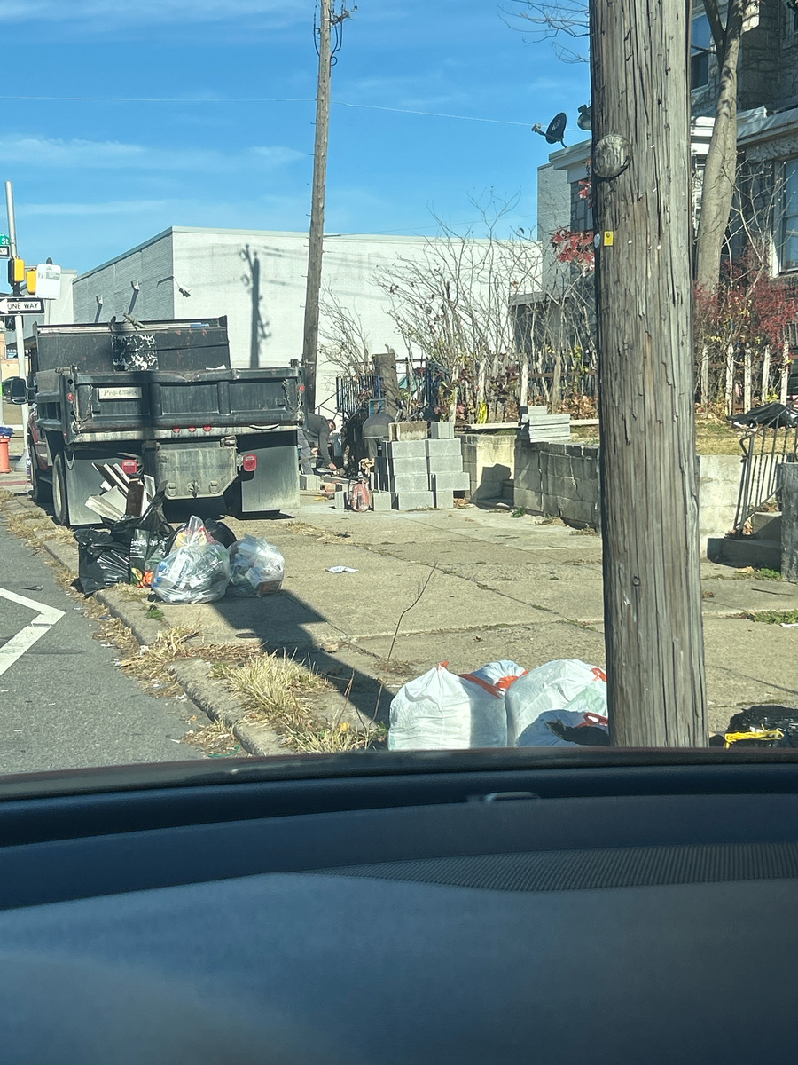 Photographic documentation of the work as submitted to the city's 311 record.