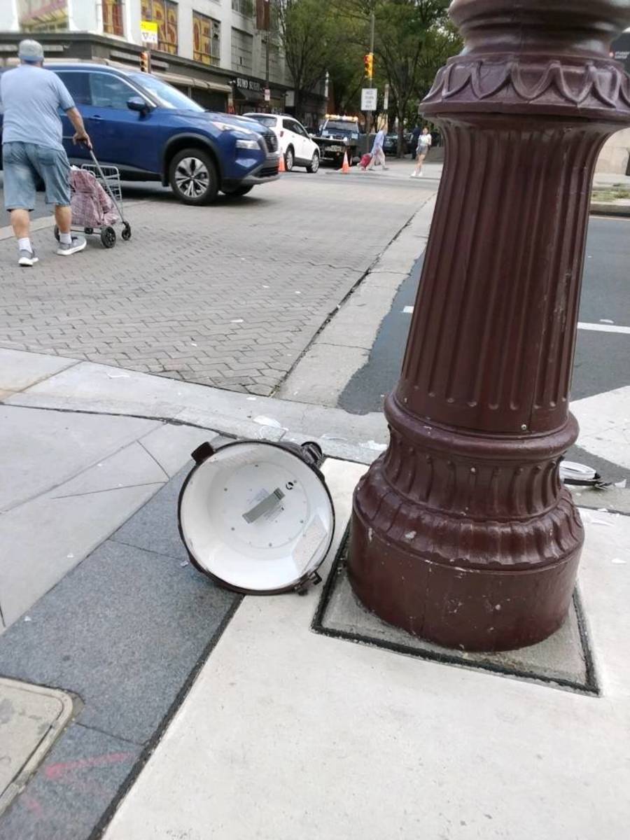 Photographic documentation of the work as submitted to the city's 311 record.