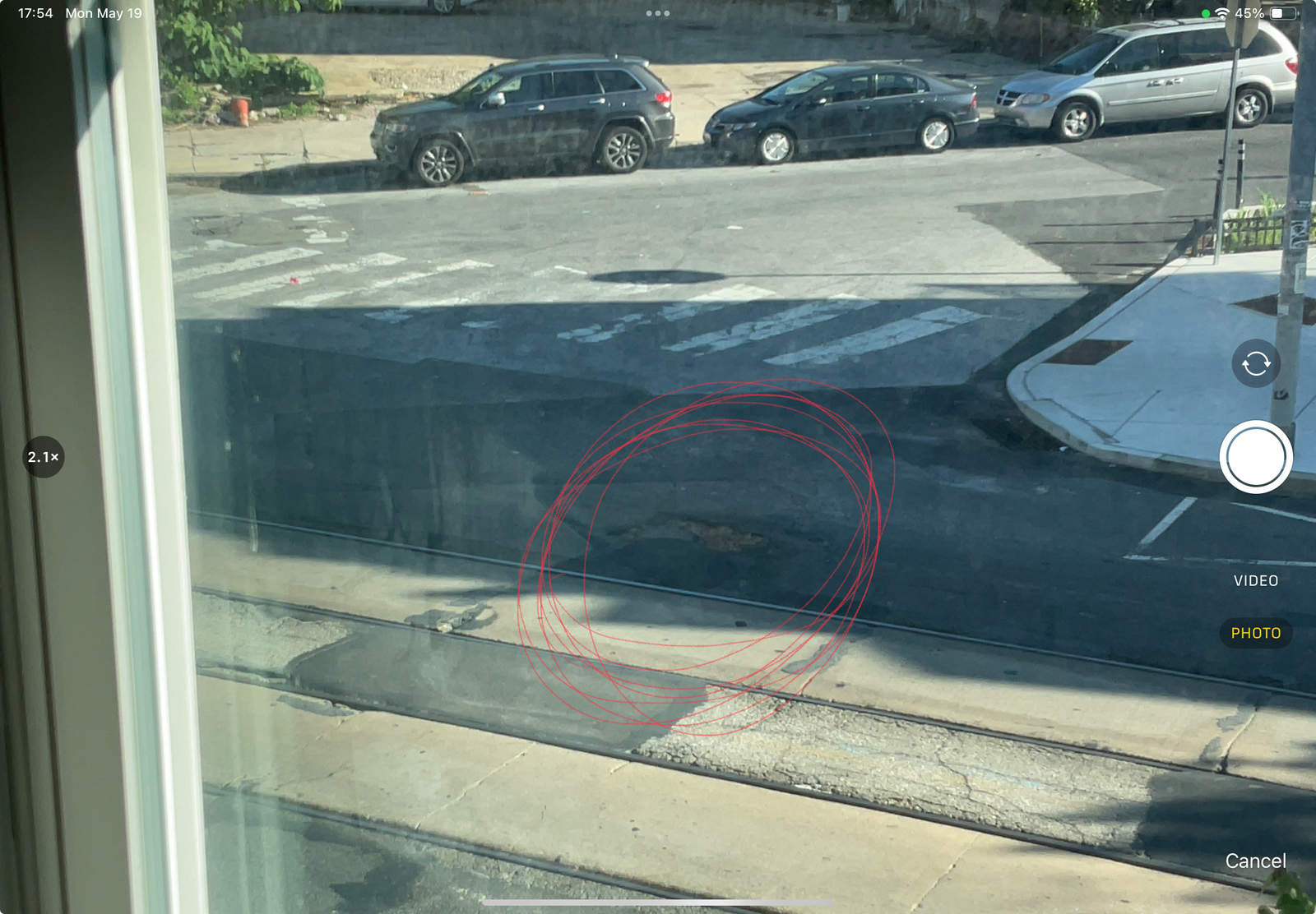 Photographic documentation of the work as submitted to the city's 311 record.