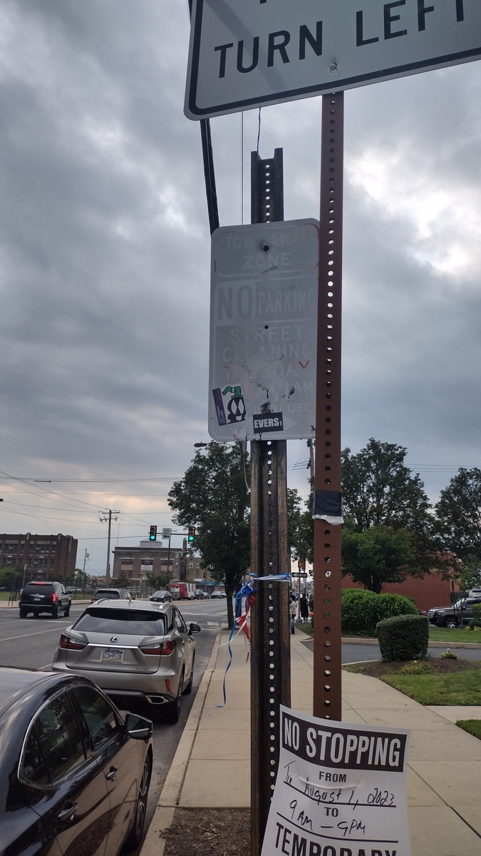 Photographic documentation of the work as submitted to the city's 311 record.