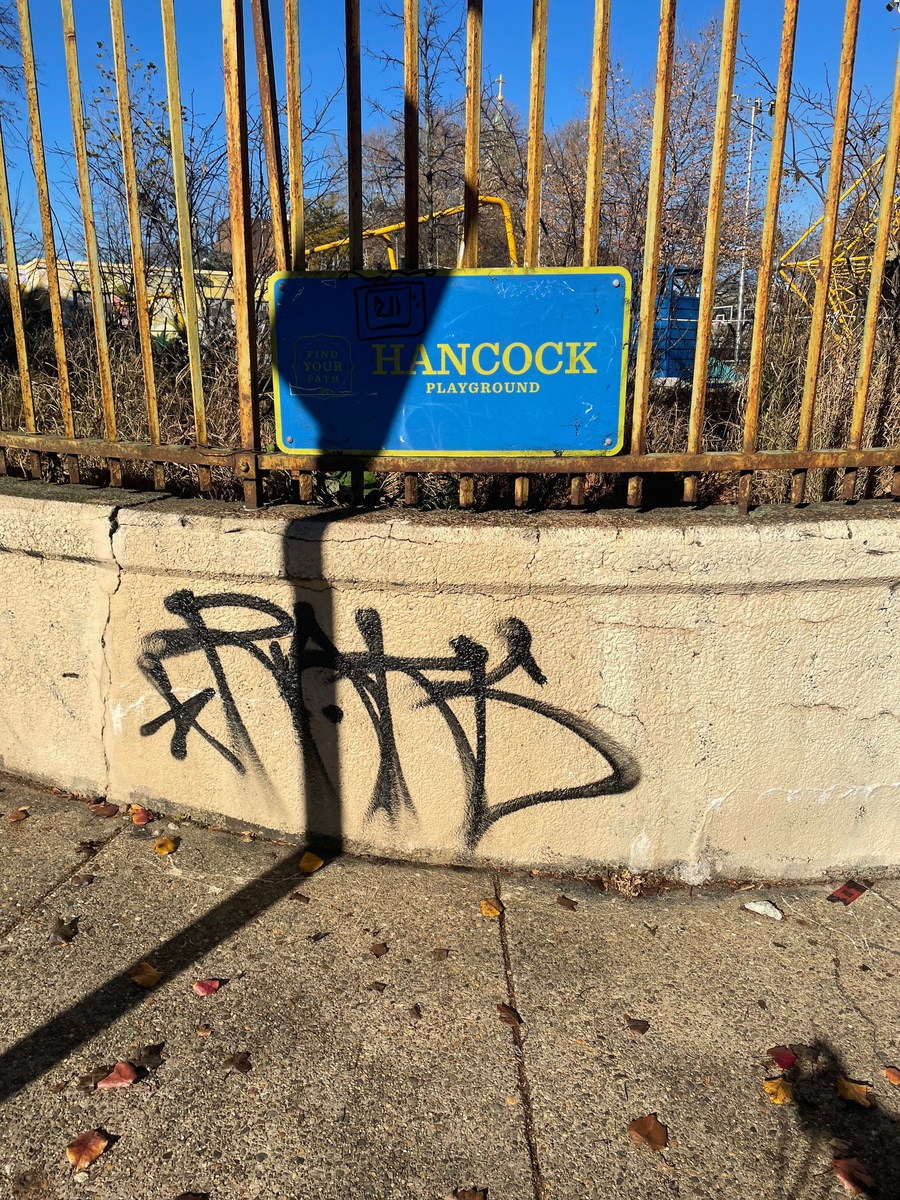 Photographic documentation of the work as submitted to the city's 311 record.