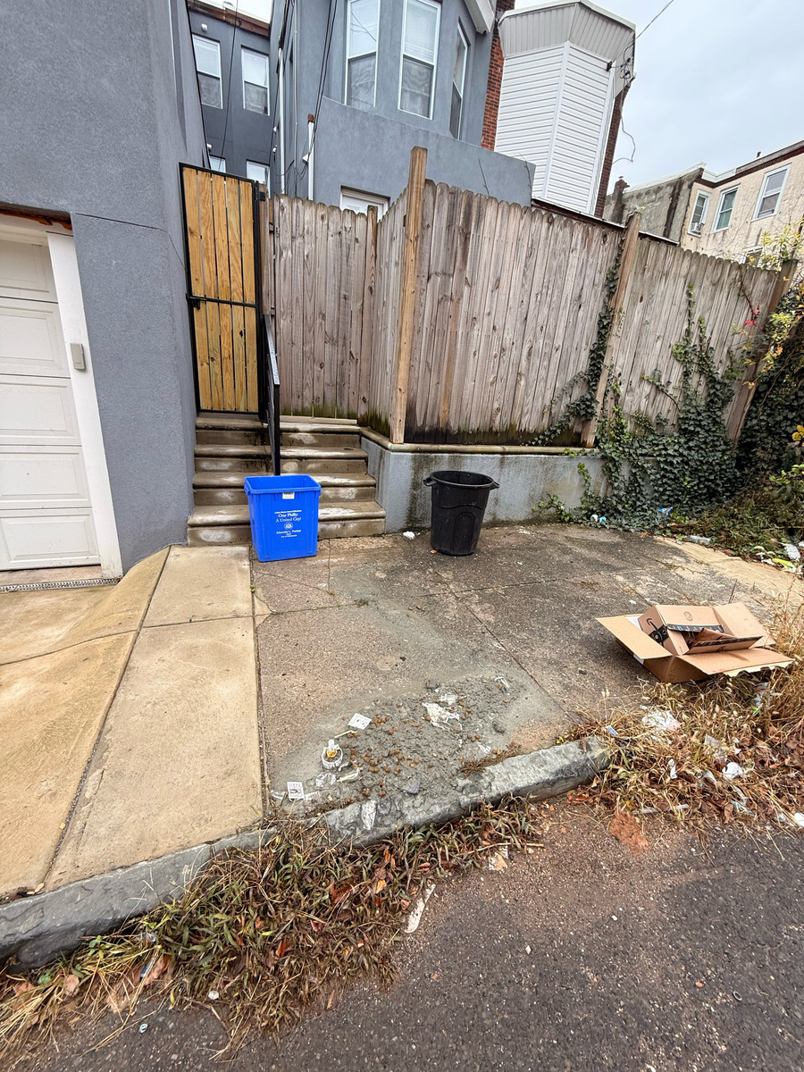 Photographic documentation of the work as submitted to the city's 311 record.