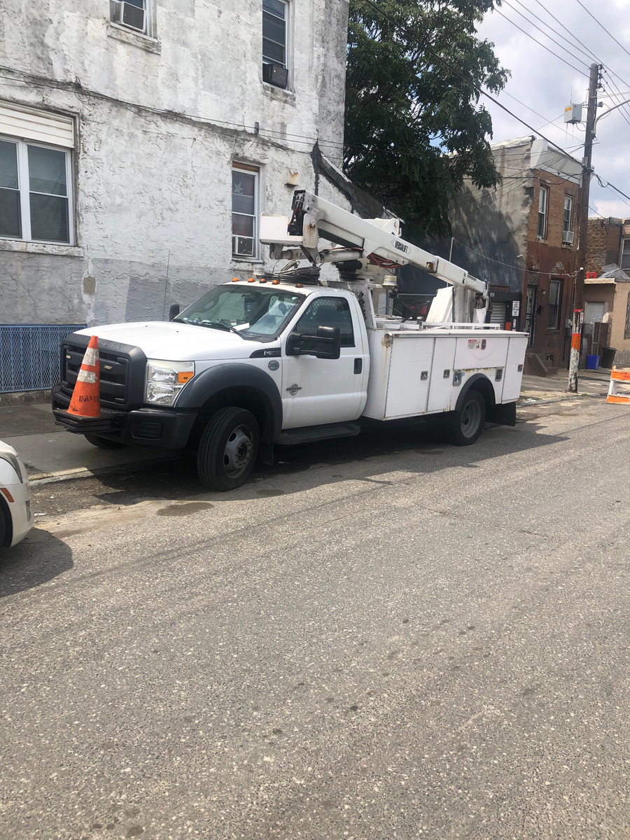 Photographic documentation of the work as submitted to the city's 311 record.