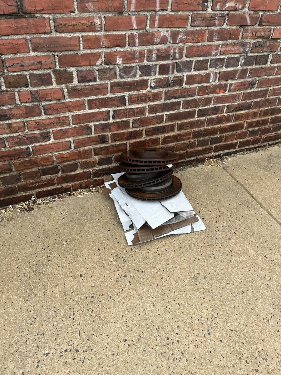 Photographic documentation of the work as submitted to the city's 311 record.