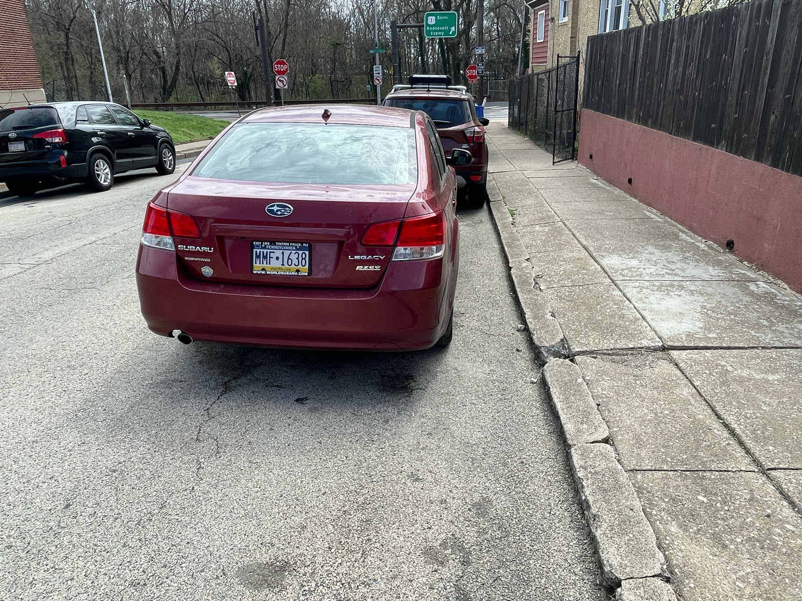 Photographic documentation of the work as submitted to the city's 311 record.