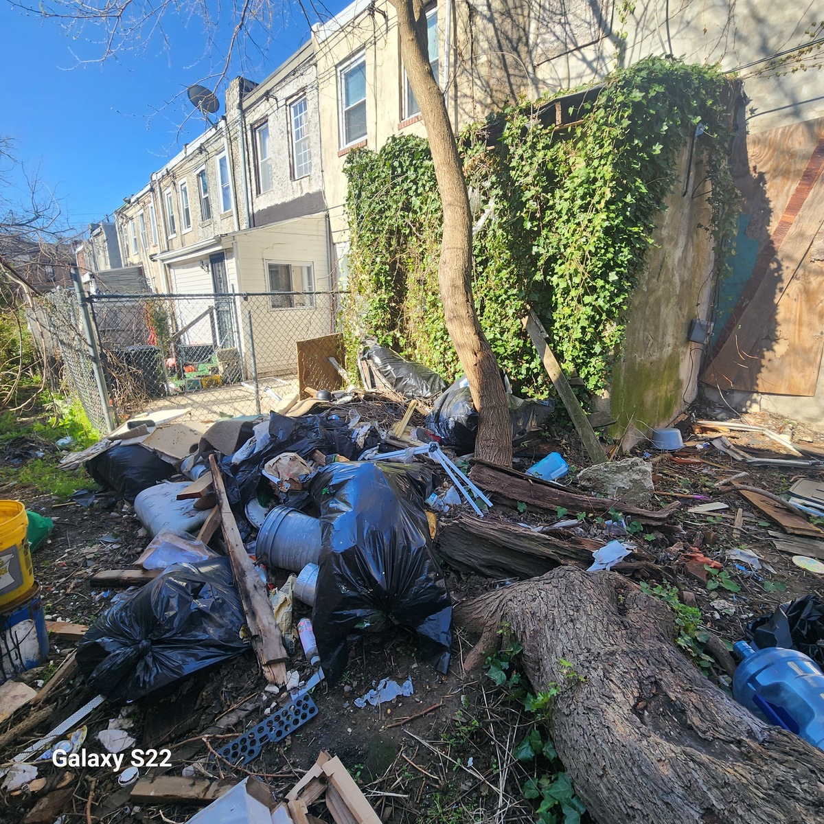 Photographic documentation of the work as submitted to the city's 311 record.