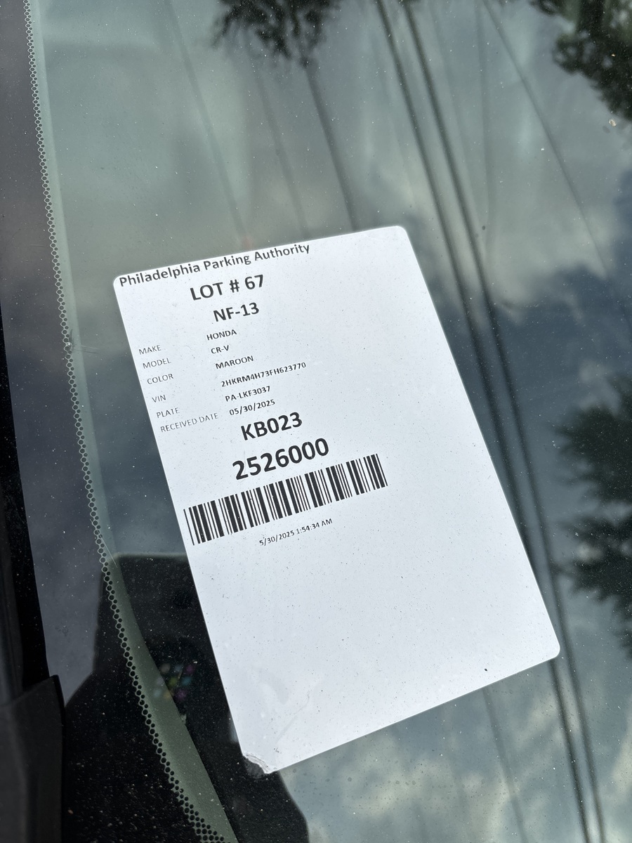 Photographic documentation of the work as submitted to the city's 311 record.