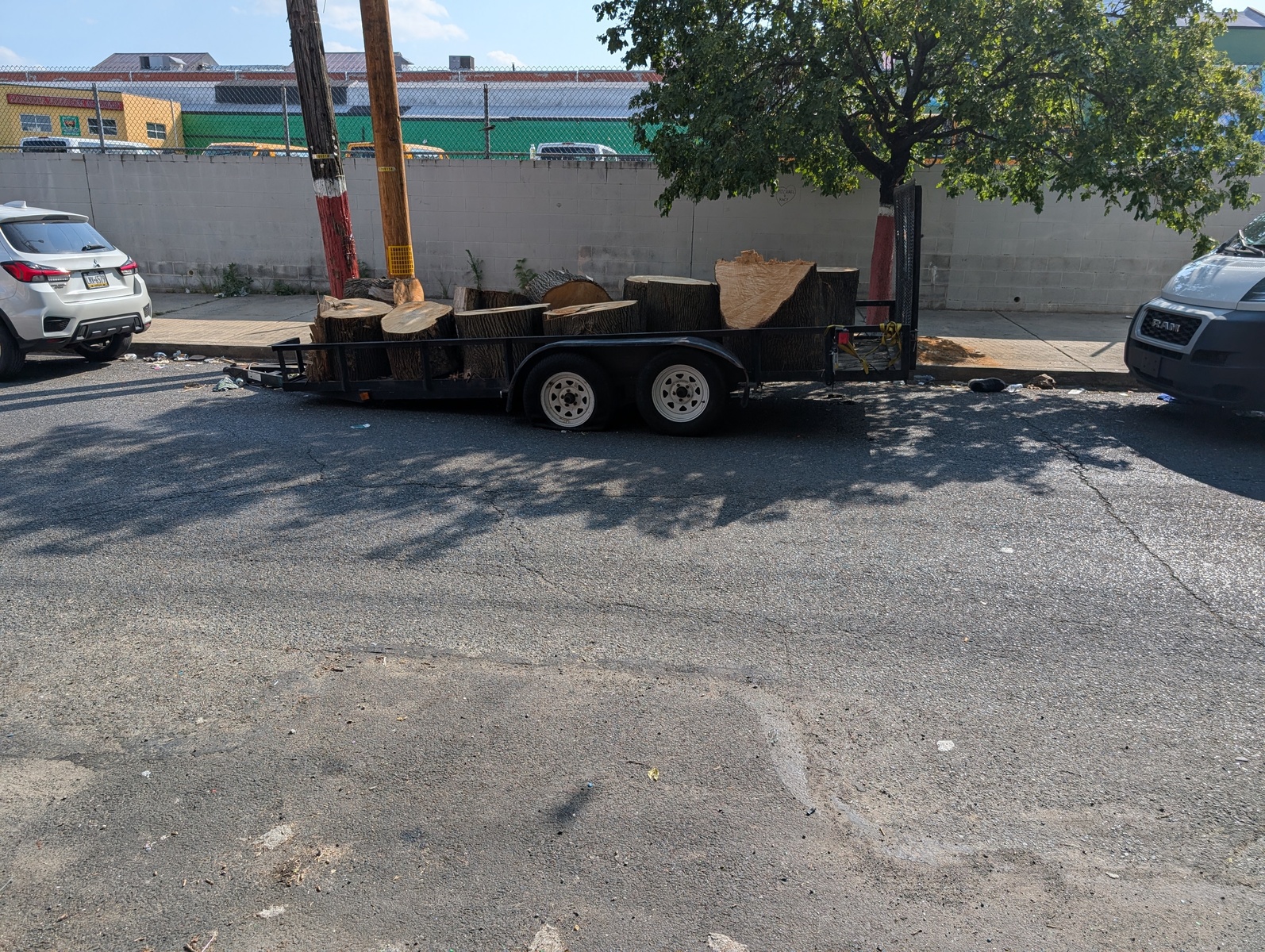 Photographic documentation of the work as submitted to the city's 311 record.