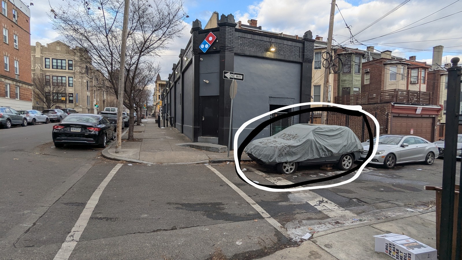 Photographic documentation of the work as submitted to the city's 311 record.
