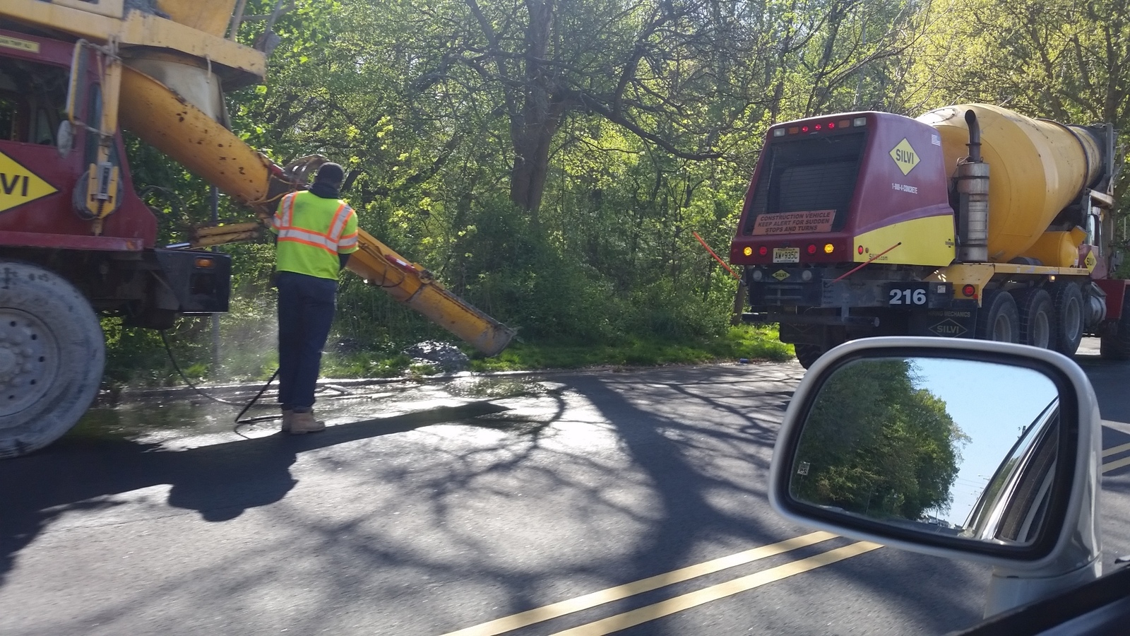 Photographic documentation of the work as submitted to the city's 311 record.