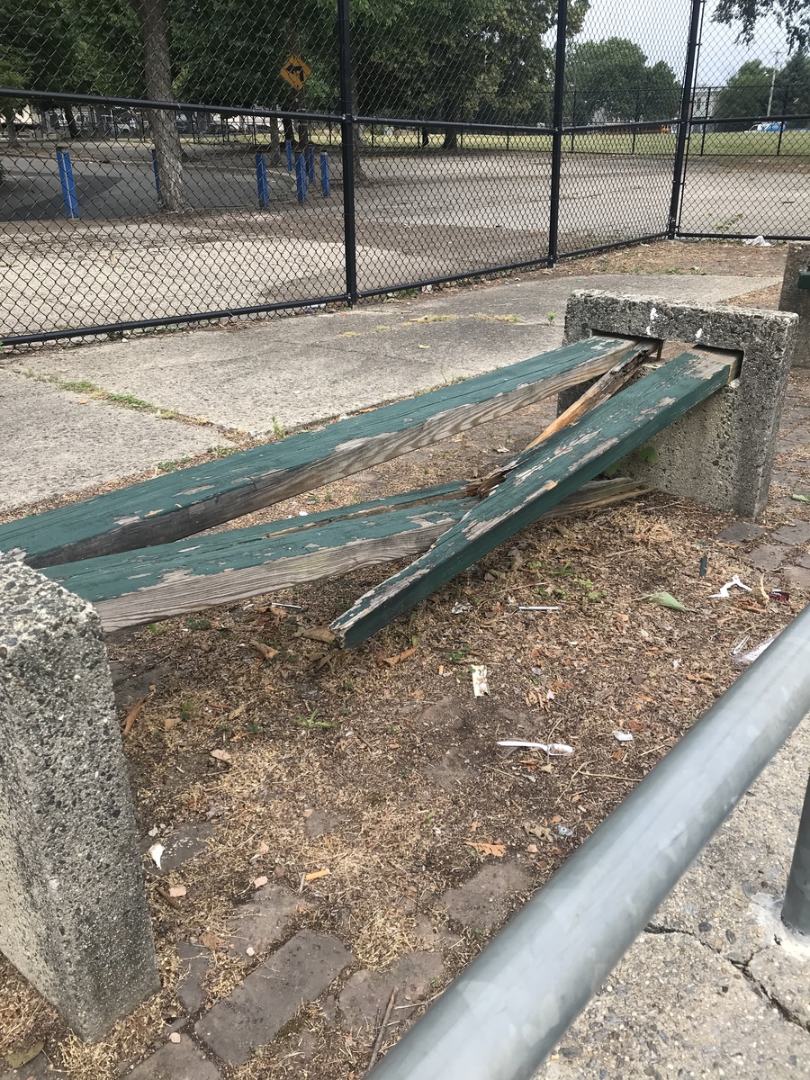 Photographic documentation of the work as submitted to the city's 311 record.