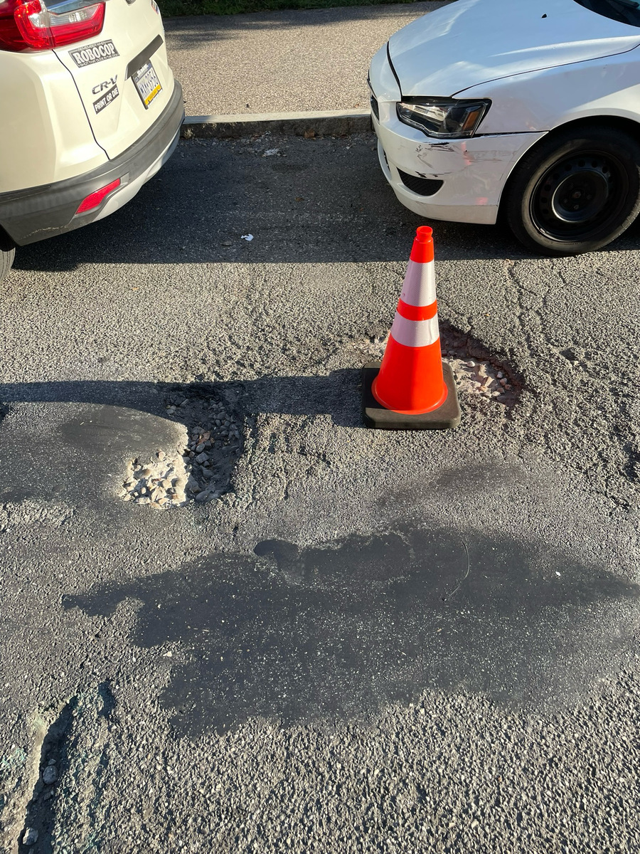 Photographic documentation of the work as submitted to the city's 311 record.