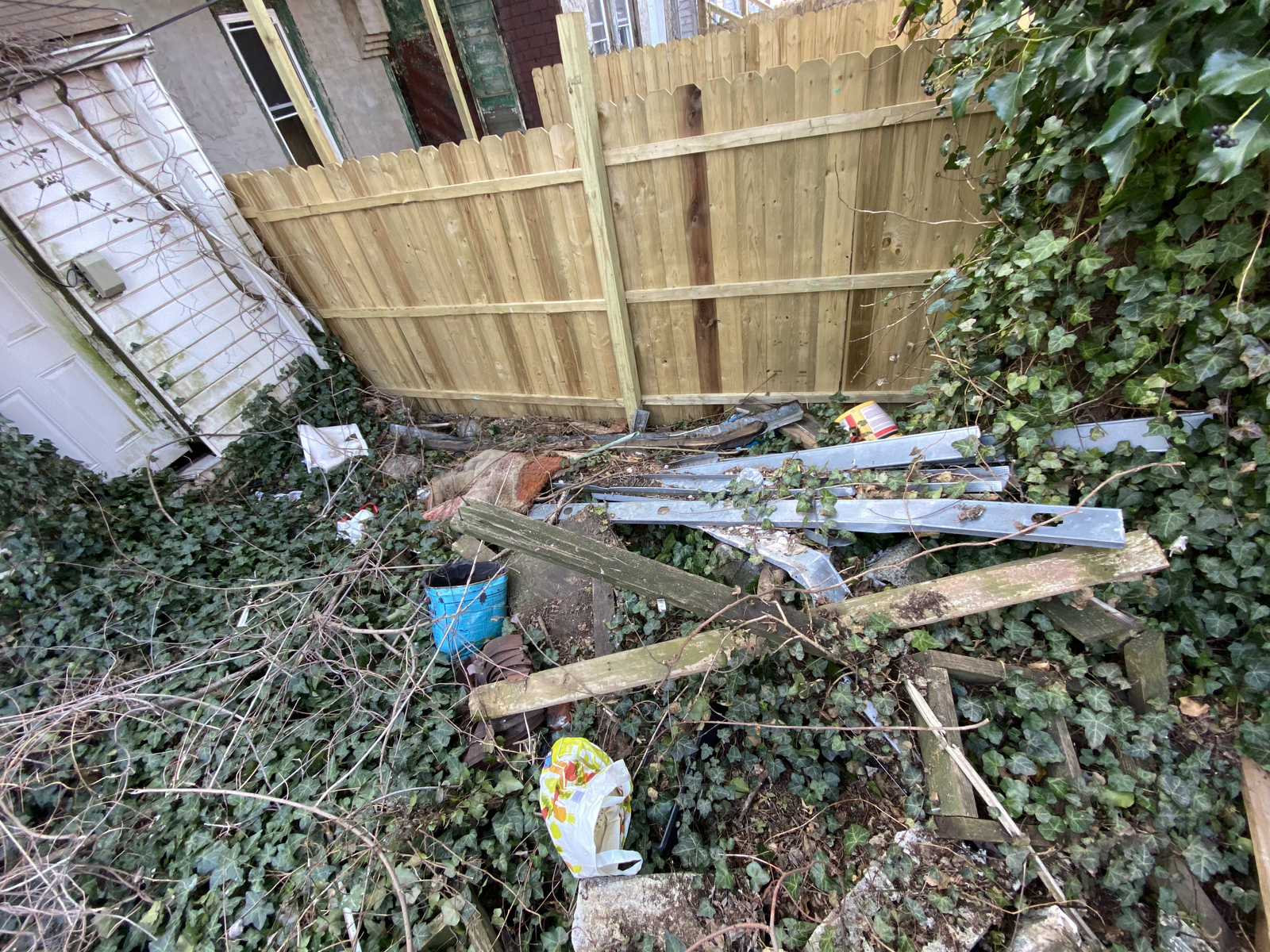Photographic documentation of the work as submitted to the city's 311 record.
