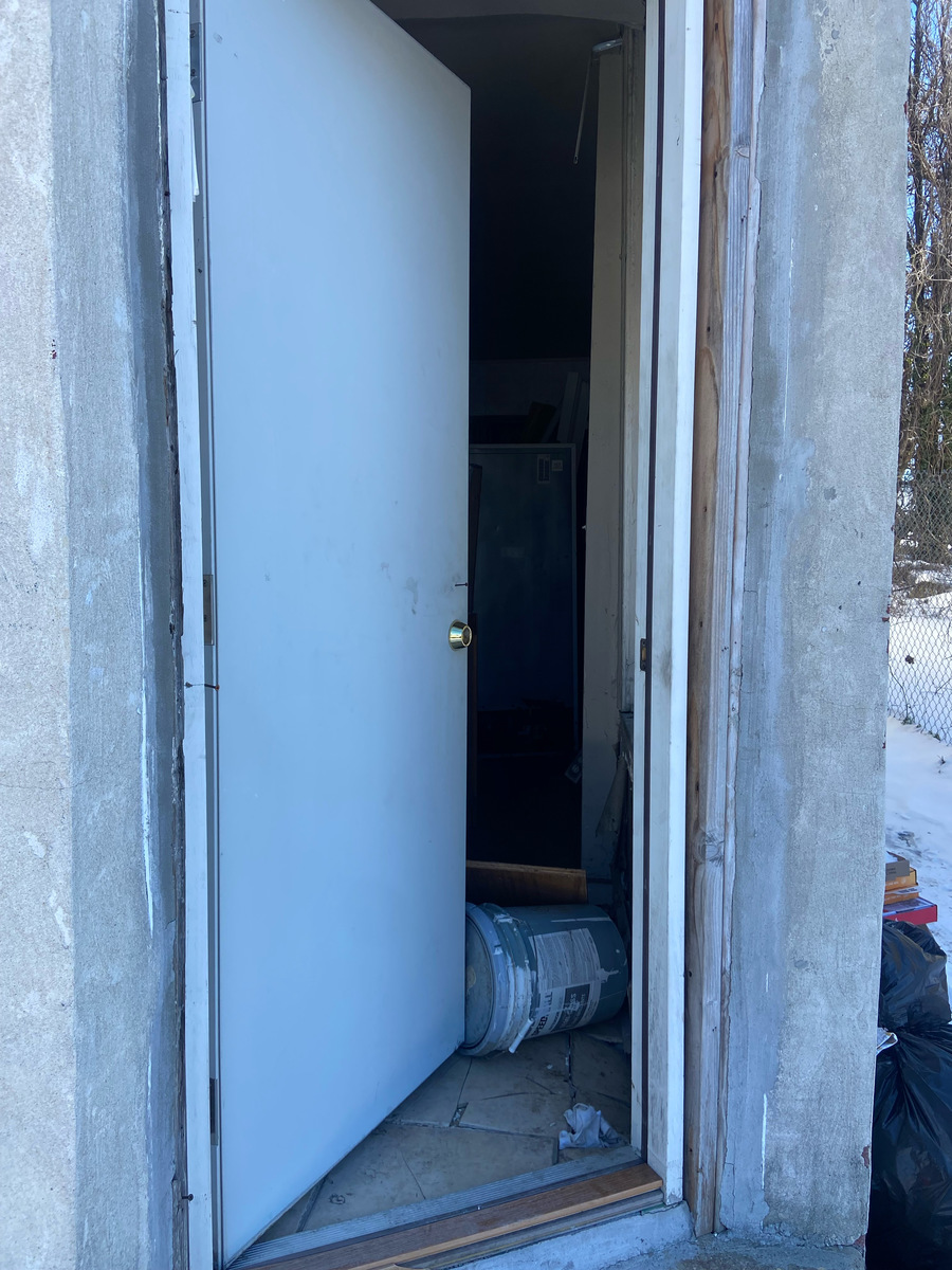 Photographic documentation of the work as submitted to the city's 311 record.