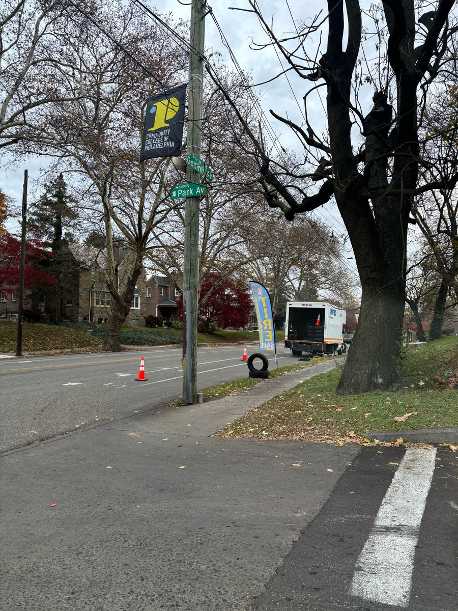 Photographic documentation of the work as submitted to the city's 311 record.