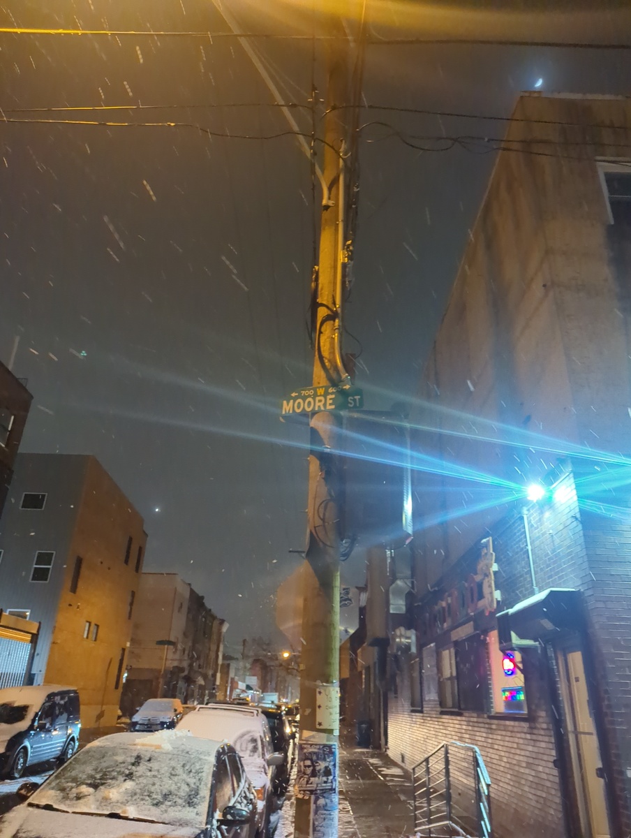 Photographic documentation of the work as submitted to the city's 311 record.