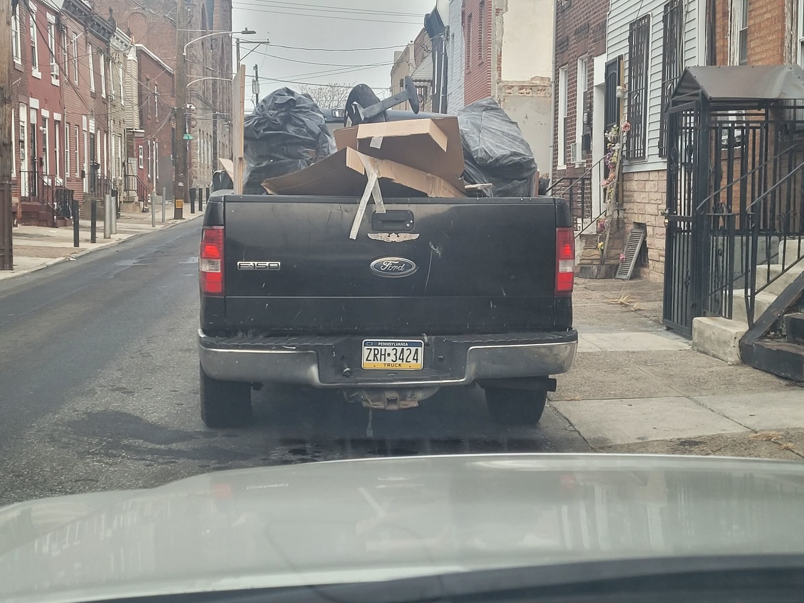 Photographic documentation of the work as submitted to the city's 311 record.