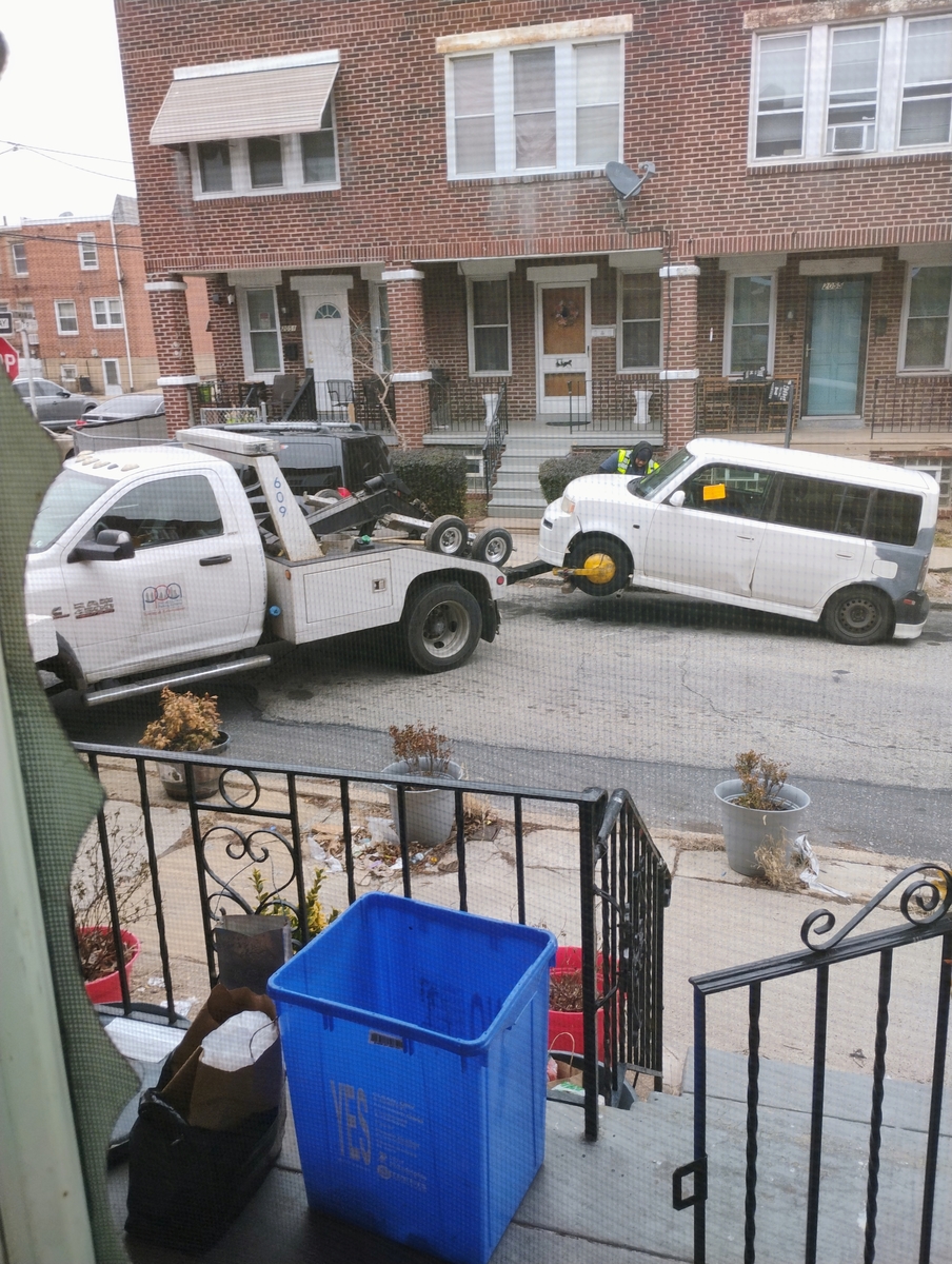 Photographic documentation of the work as submitted to the city's 311 record.