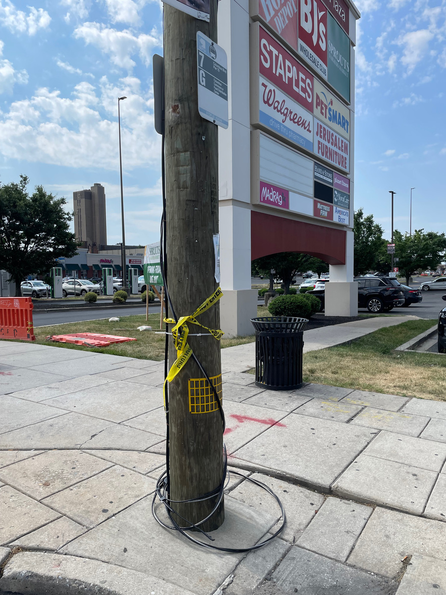 Photographic documentation of the work as submitted to the city's 311 record.