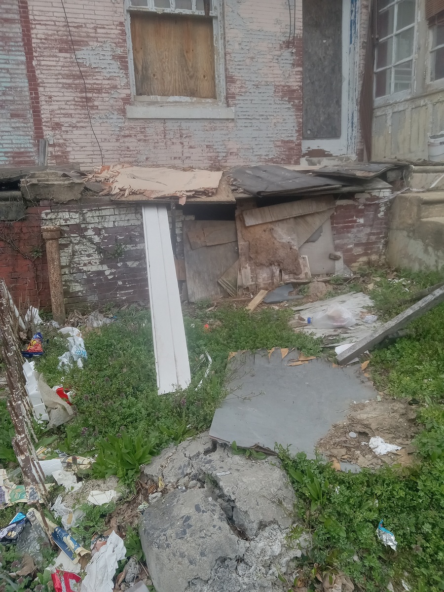 Photographic documentation of the work as submitted to the city's 311 record.