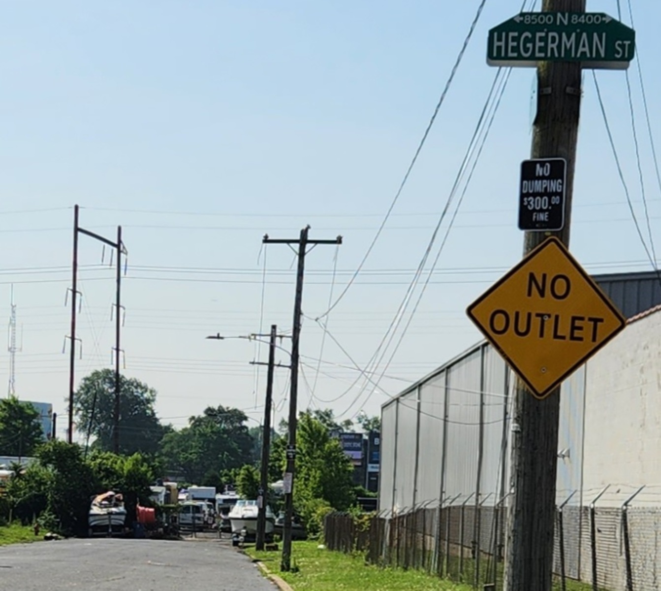 Photographic documentation of the work as submitted to the city's 311 record.