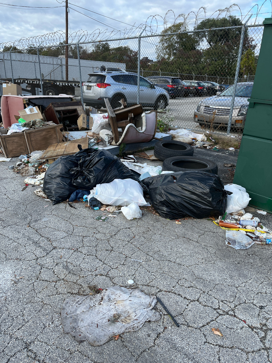 Photographic documentation of the work as submitted to the city's 311 record.