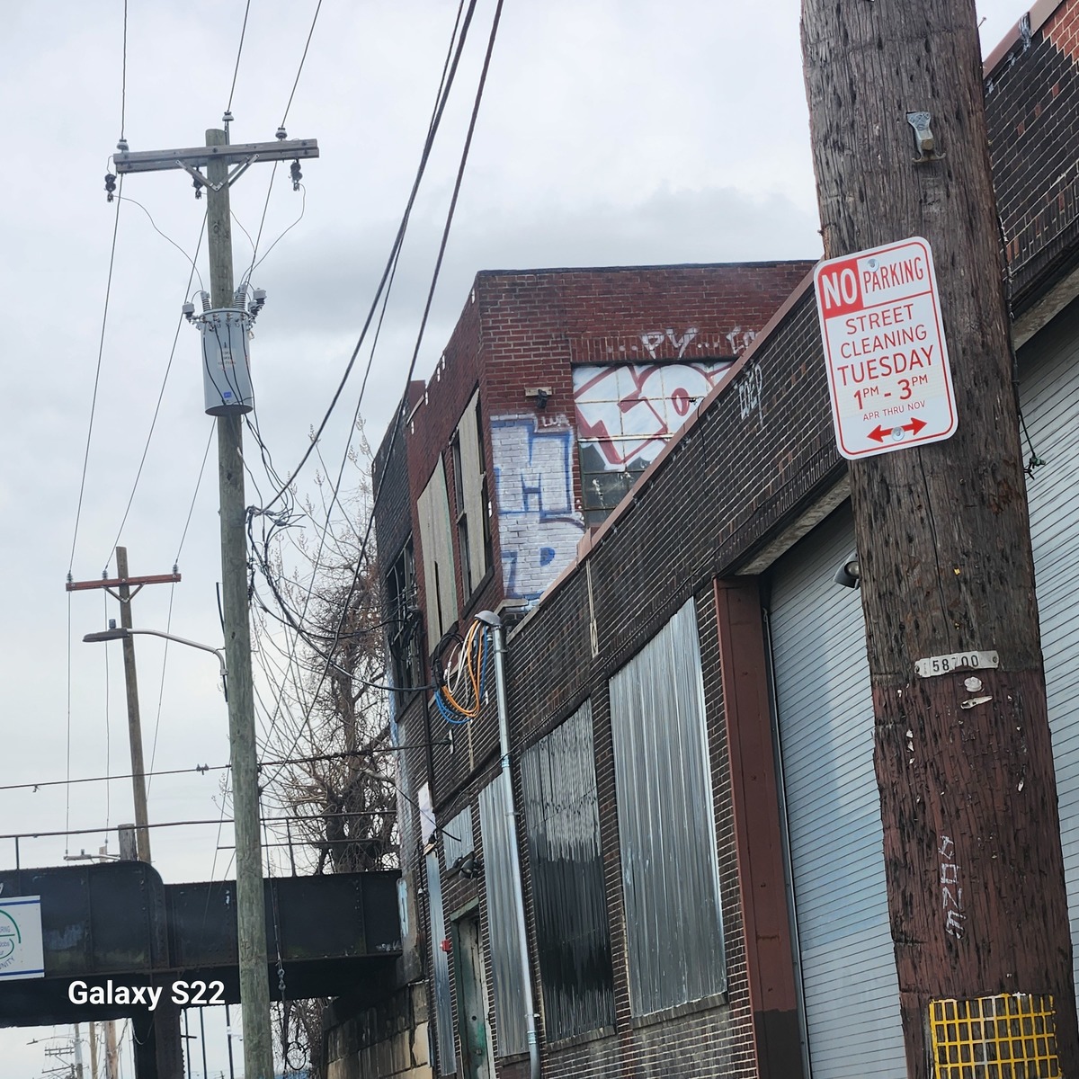 Photographic documentation of the work as submitted to the city's 311 record.