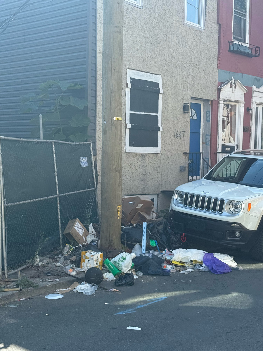 Photographic documentation of the work as submitted to the city's 311 record.