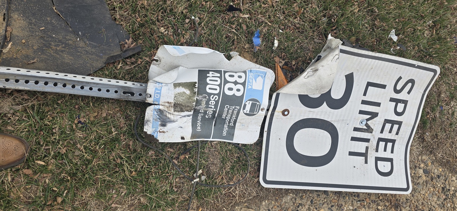 Photographic documentation of the work as submitted to the city's 311 record.