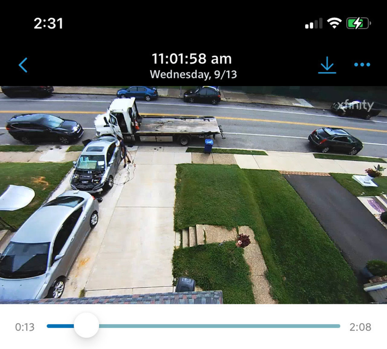 Photographic documentation of the work as submitted to the city's 311 record.