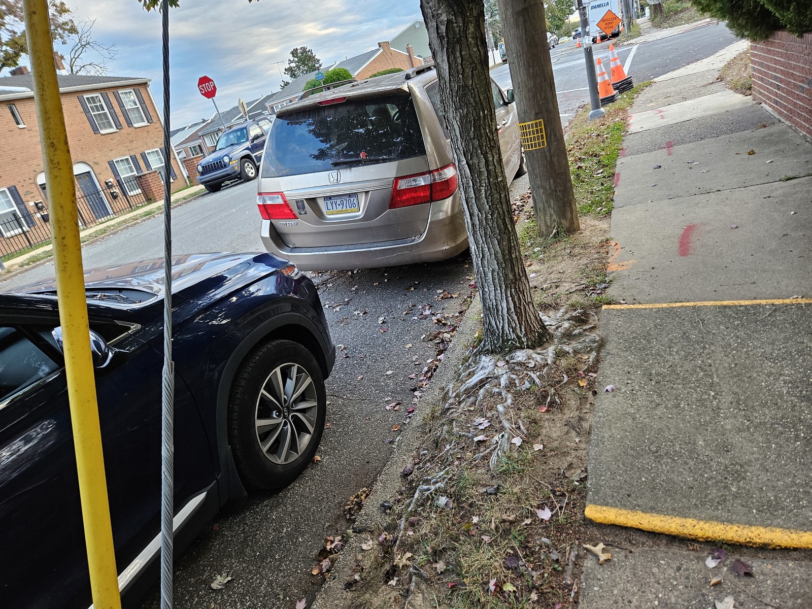 Photographic documentation of the work as submitted to the city's 311 record.